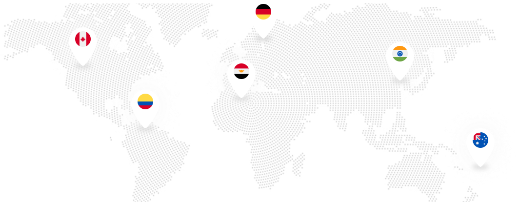 Online systems solutions Client from different countries